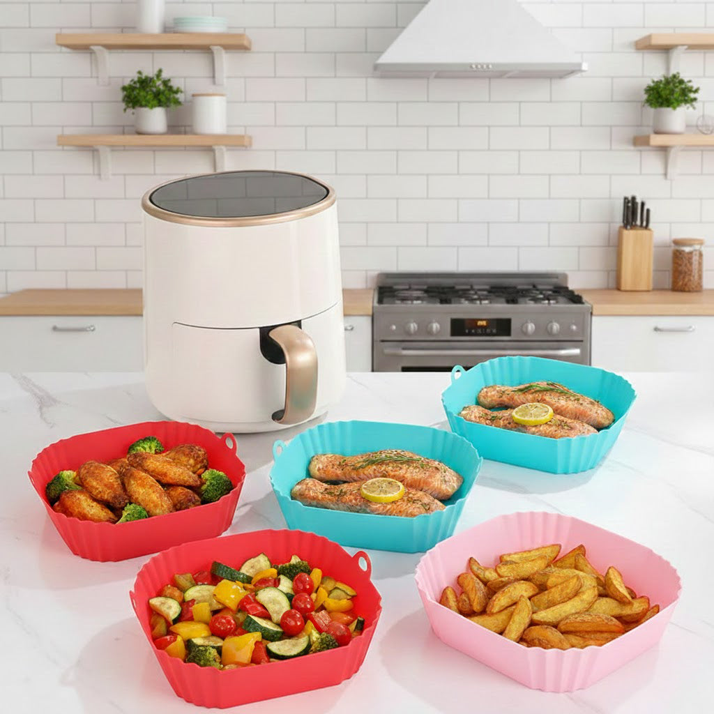 Premium Square Silicone Air Fryer Liner