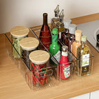 CrystalClear Multi-Compartment Fridge Organizer