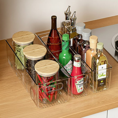 CrystalClear Multi-Compartment Fridge Organizer